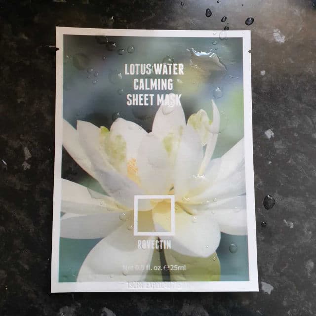 Rovectin [Discontinued] Lotus Water Calming Sheet Mask review photo by meandmyskin7
