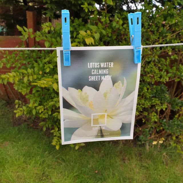Rovectin [Discontinued] Lotus Water Calming Sheet Mask review photo by meandmyskin7