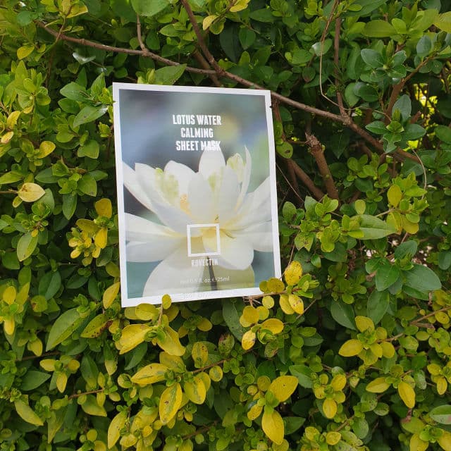 Rovectin [Discontinued] Lotus Water Calming Sheet Mask review photo by meandmyskin7
