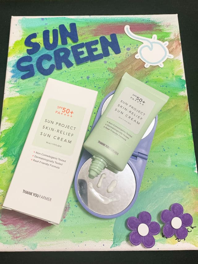 Sun Project Skin Relief Sun Cream SPF50+ PA++++ product review