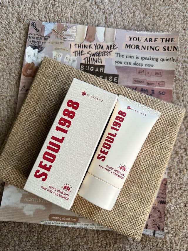 Seoul 1988 Sun : Pine Tree + Ceramide SPF50+ PA++++ product review