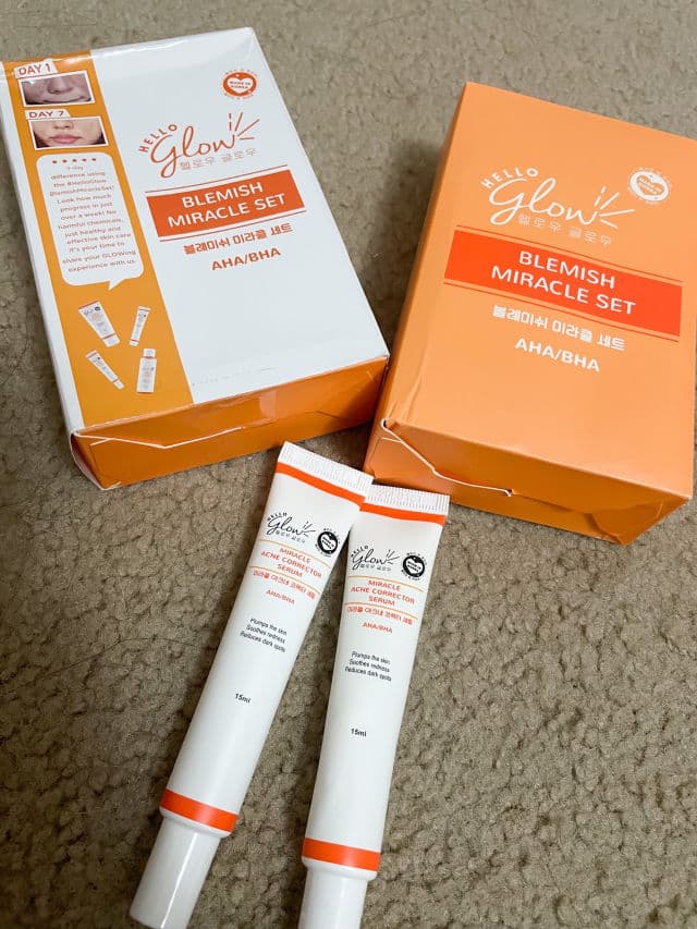 Hello Glow Blemish Miracle Set - Serum review photo by Pearly08