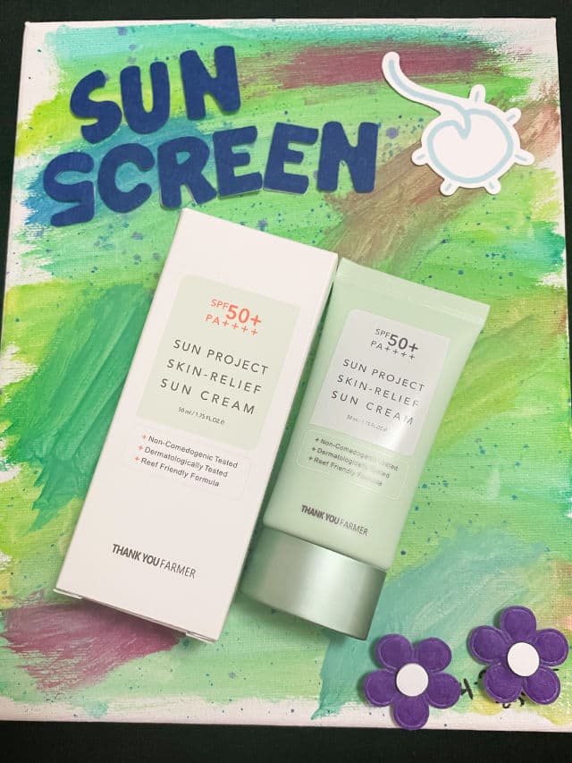 Sun Project Skin Relief Sun Cream SPF50+ PA++++ product review