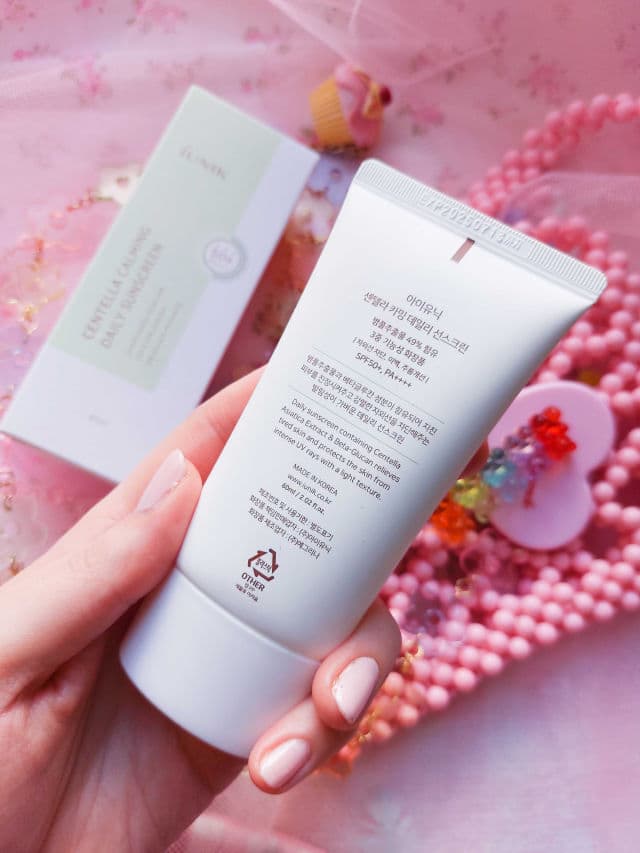 Iunik Centella Calming Daily Sunscreen SPF 50 PA++++ review photo by unikitty