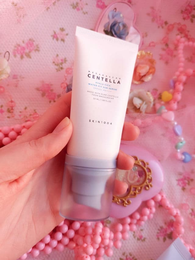 SKIN1004 Madagascar Centella Hyalu-Cica Water-Fit Sun Serum SPF50+ PA++++ review photo by unikitty