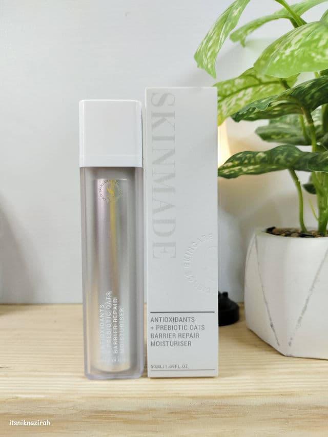 SKINMADE Antioxidants + Prebiotic Oats Barrier Repair Moisturiser review photo by itsniknazirah