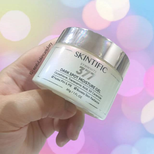 Skintific Symwhite 377 Dark Spot Moisture Gel review photo by ezatulSkincareDiary