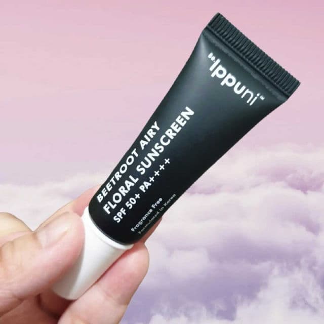 Be.Ippuni Beetroot Airy Floral Sunscreen SPF50+ PA++++ review photo by ezatulSkincareDiary