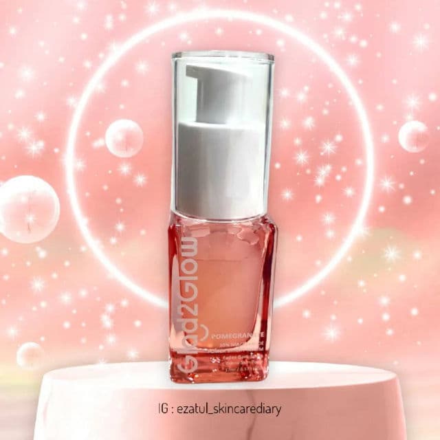 Glad2Glow Pomegranate 10% Niacinamide Power Bright Serum review photo by ezatulSkincareDiary