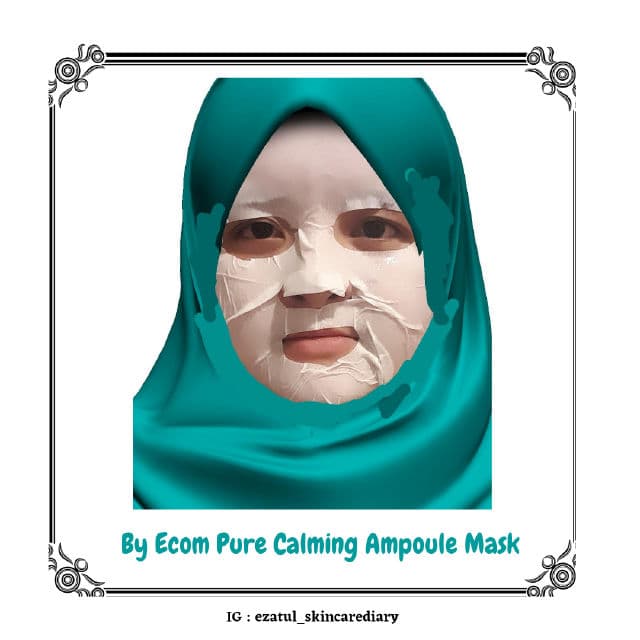 BY ECOM Pure Calming Ampoule Mask review photo by ezatulSkincareDiary