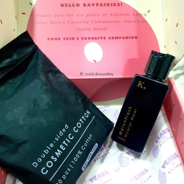 Kayman Beauty MelonFresh Micellar Water review photo by ezatulSkincareDiary