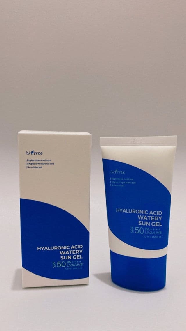 ISNTREE Hyaluronic Acid Watery Sun Gel SPF50+ PA++++ review photo by stellamarselie