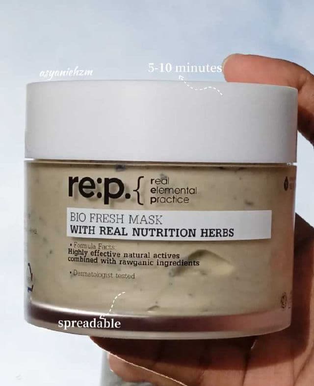 REP Bio Fresh Mask with Real Nutrition Herbs review photo by asyanie
