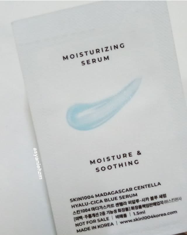 SKIN1004 Madagascar Centella Hyalu-Cica Blue Serum review photo by asyanie