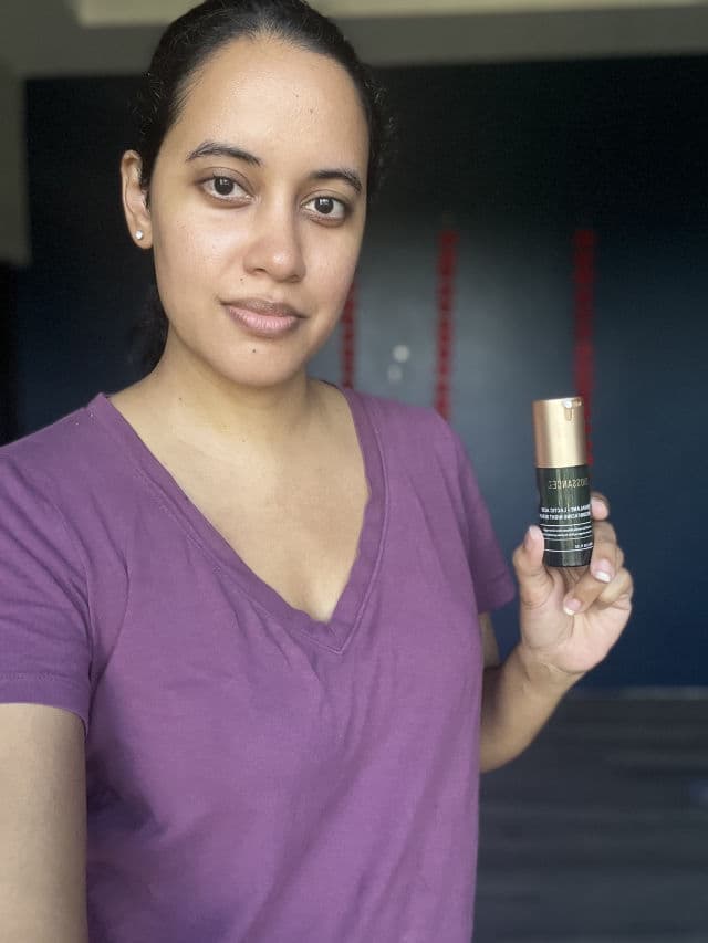 Biossance Squalane + Lactic Acid Resurfacing Night Serum review photo by OGMUM