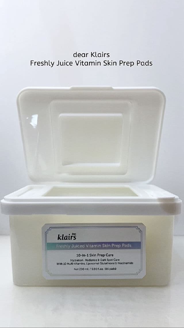 Dear, Klairs Freshly Juiced Vitamin Toner Pads review photo by evabilqistafdila