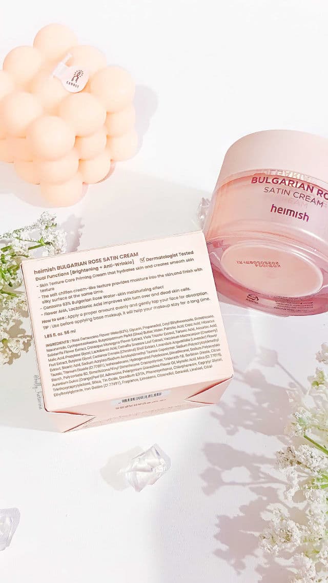 Heimish Bulgarian Rose Satin Cream review photo by Hollykatarina