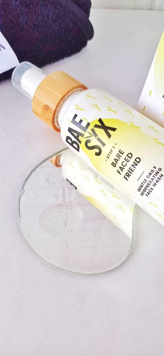 Baesix Bare Face Friend Gentle Regenerating Face Wash review photo by Hollykatarina