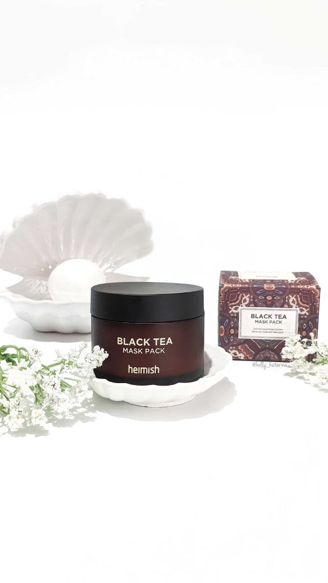 Heimish Black Tea Mask Pack review photo by Hollykatarina
