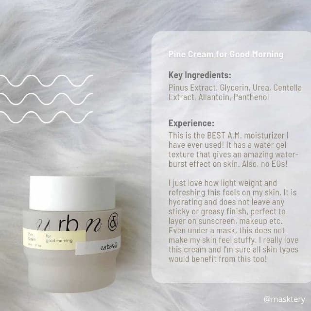 Urbanand Pine Cream for Good Morning review photo by Masktery
