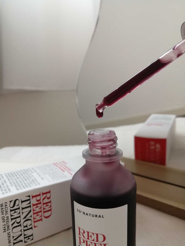 So Natural Red Peel Tingle Serum review photo by Masktery