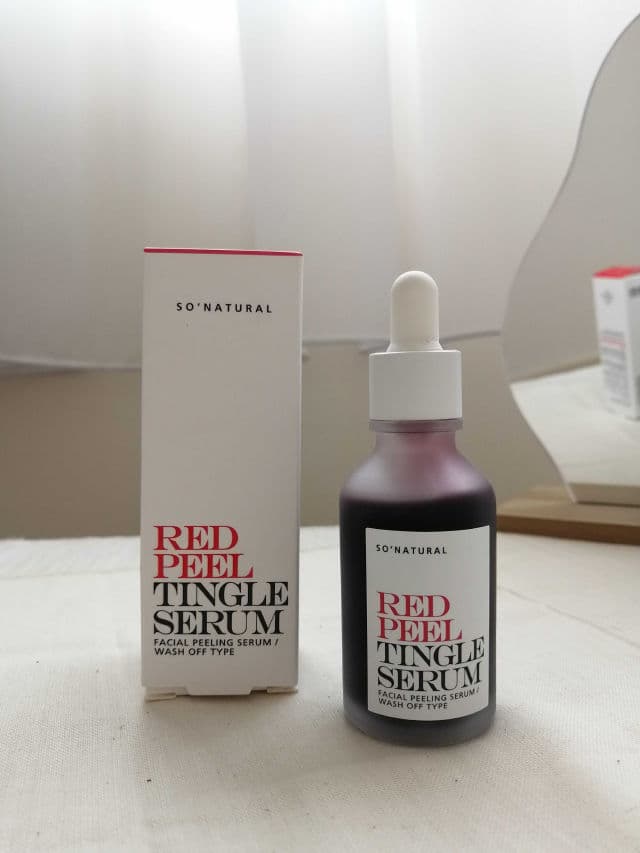 So Natural Red Peel Tingle Serum review photo by Masktery