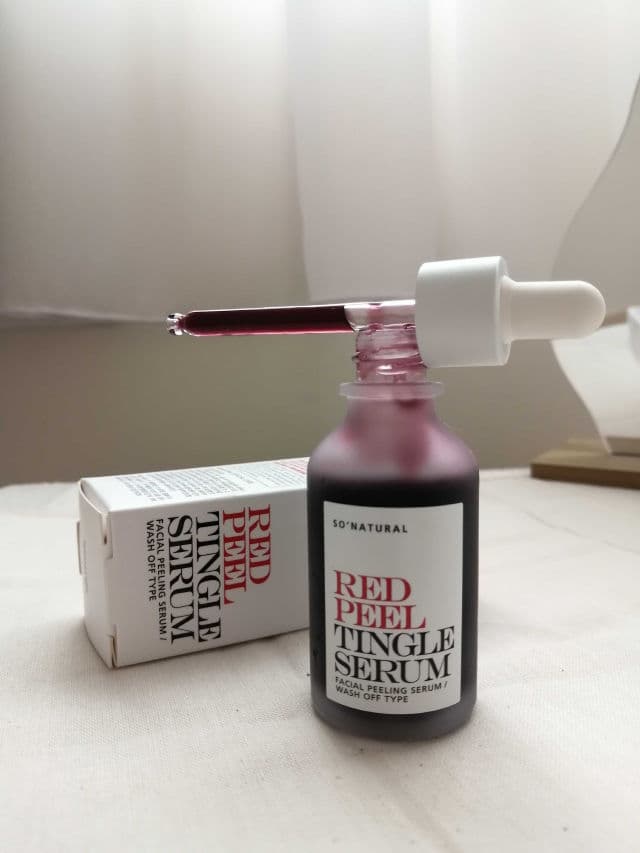 So Natural Red Peel Tingle Serum review photo by Masktery