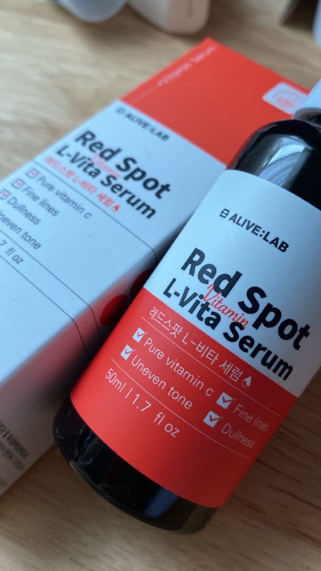 ALIVE:LAB Red Spot L-Vita Serum review photo by valberrie