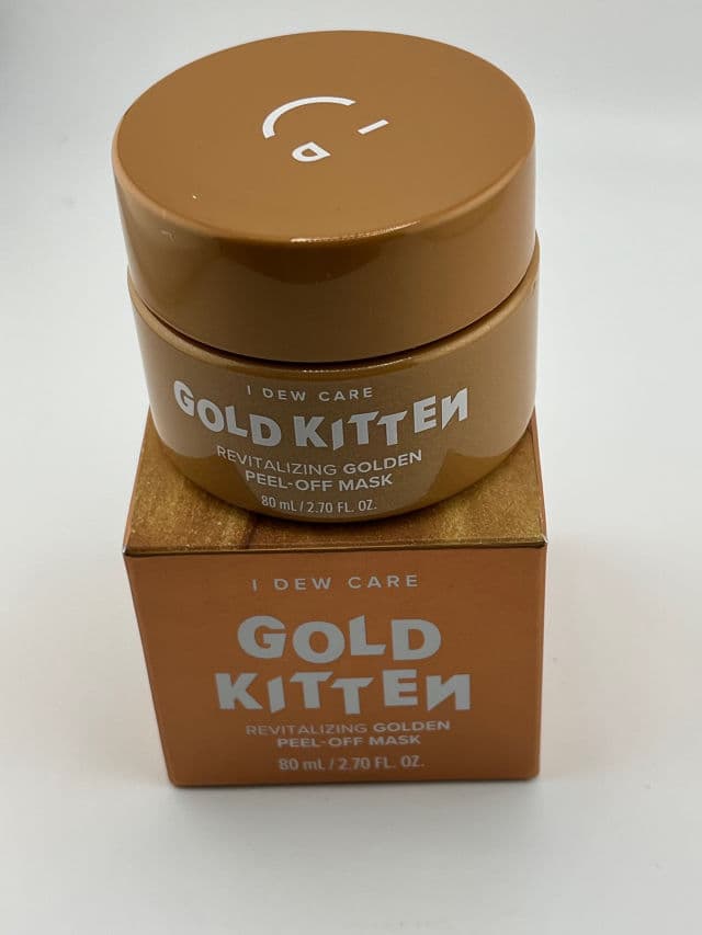 I Dew Care Gold Kitten Revitalizing Peel-off Mask review photo by Catherinesreviews