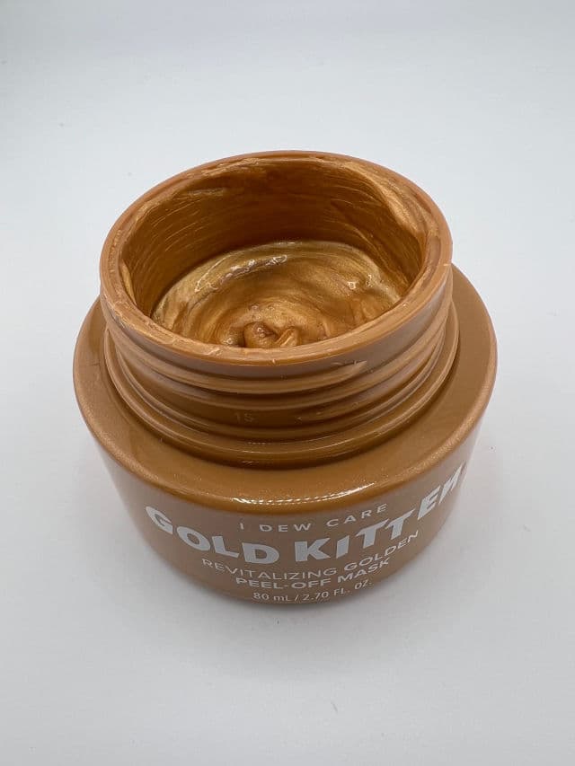 I Dew Care Gold Kitten Revitalizing Peel-off Mask review photo by Catherinesreviews
