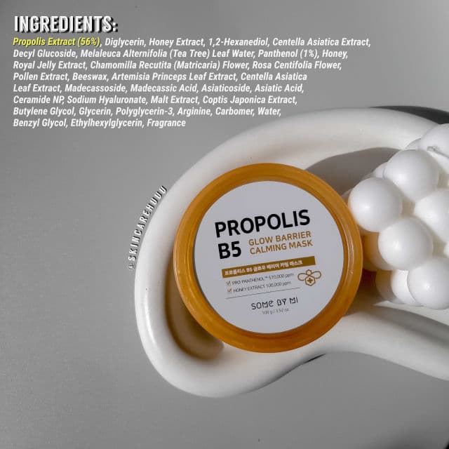 Some By Mi Propolis B5 Glow Barrier Calming Mask review photo by juliankim