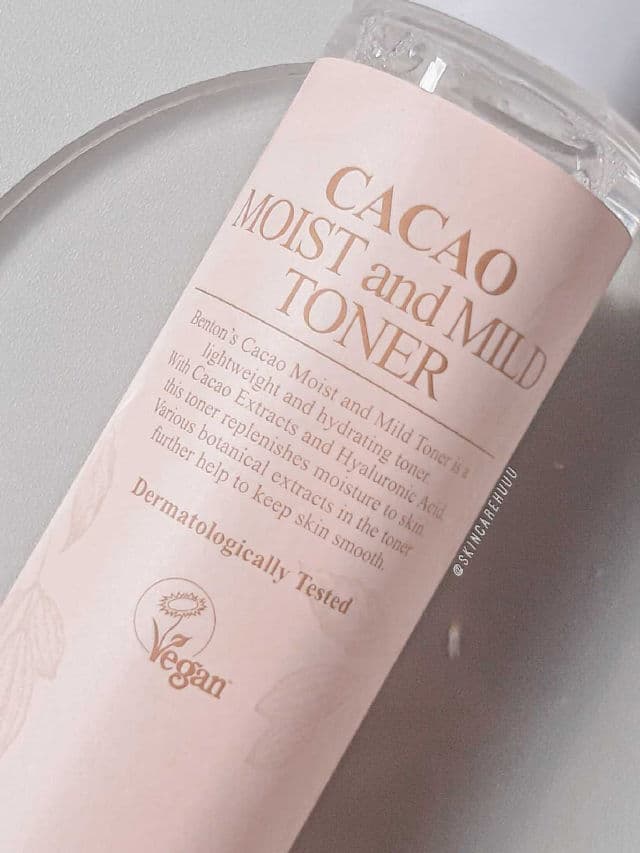 BENTON Cacao Moist and Mild Toner review photo by juliankim