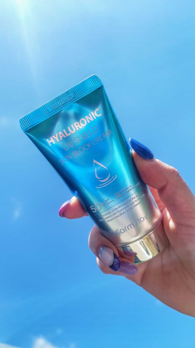 Farmstay Hyaluronic UV Shield Sun Block Cream SPF 50+ PA+++ review photo by mycupoftea