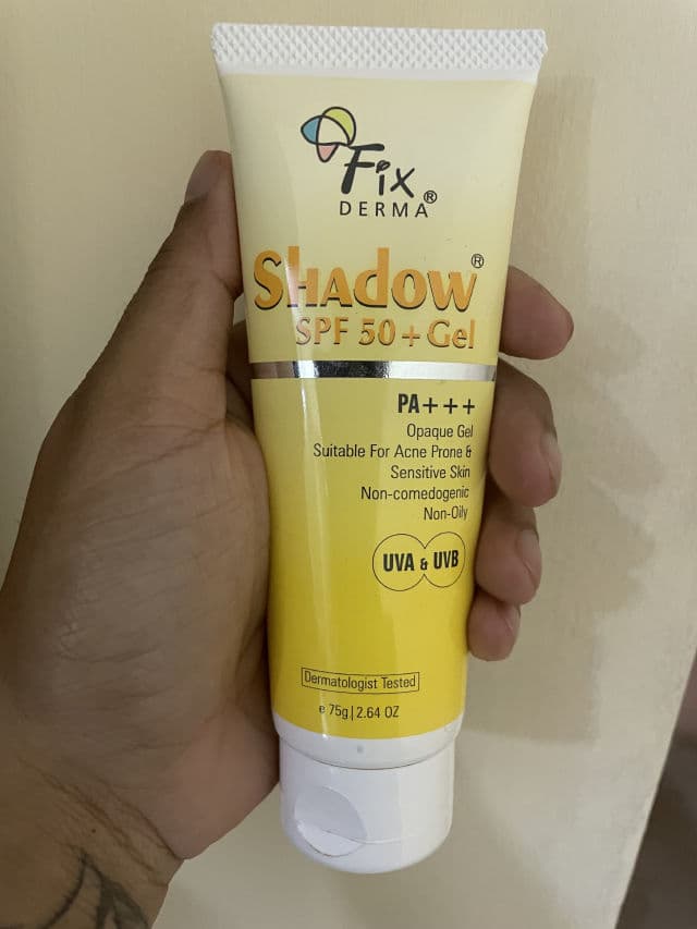 FixDerma Shadow Sunscreen SPF 50+ Gel review photo by Kas2ri