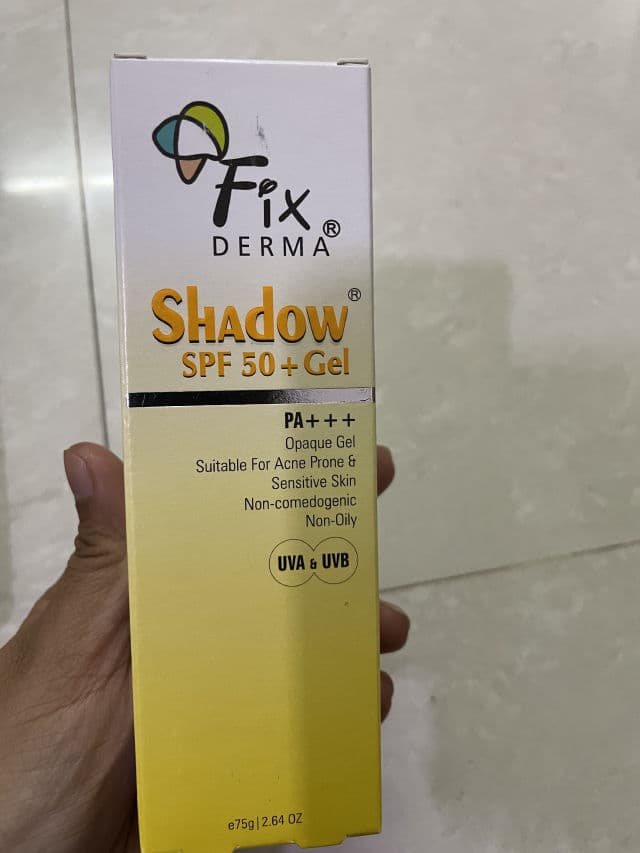 FixDerma Shadow Sunscreen SPF 50+ Gel review photo by Kas2ri