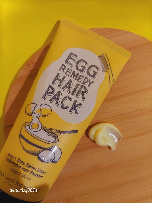 TOO COOL FOR SCHOOL Egg Remedy Hair Pack review photo by Deedee1