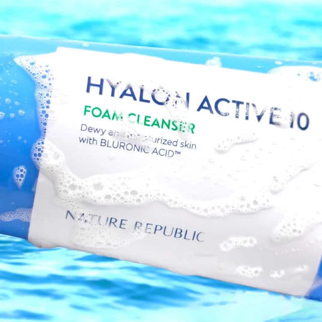 NATURE REPUBLIC Hyalon Active 10 Foam Cleanser  review photo by stanskincare