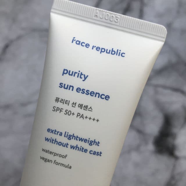 Face Republic Purity Sun Essence SPF50+ PA++++ review photo by marini