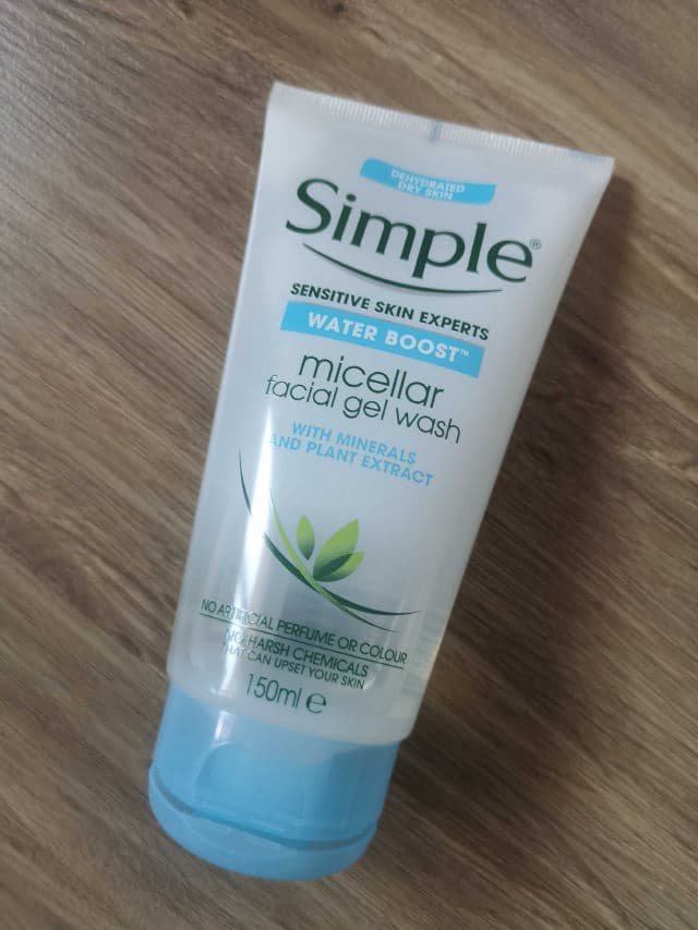Simple Water Boost Micellar Facial Gel Wash review photo by MaggieMG