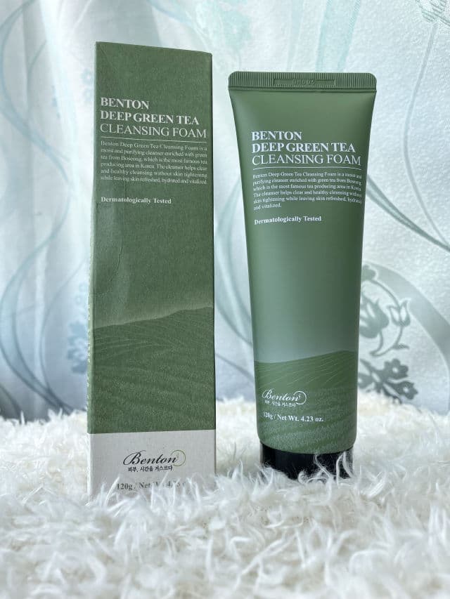 BENTON Deep Green Tea Cleansing Foam review photo by MaggieMG