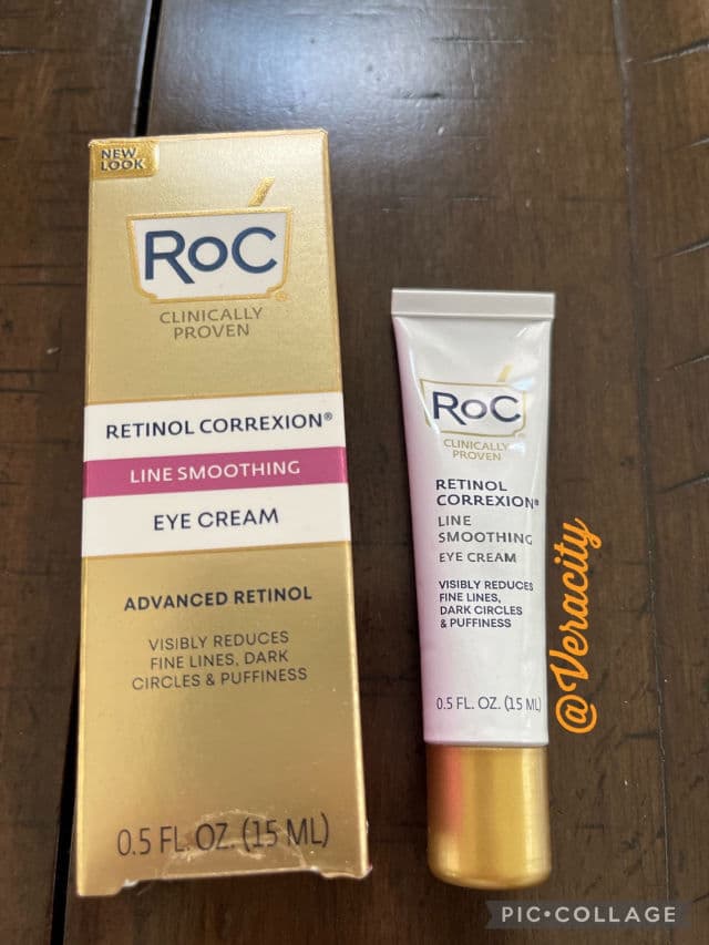 RoC Retinol Correxion® Line Smoothing Eye Cream review photo by Veracity