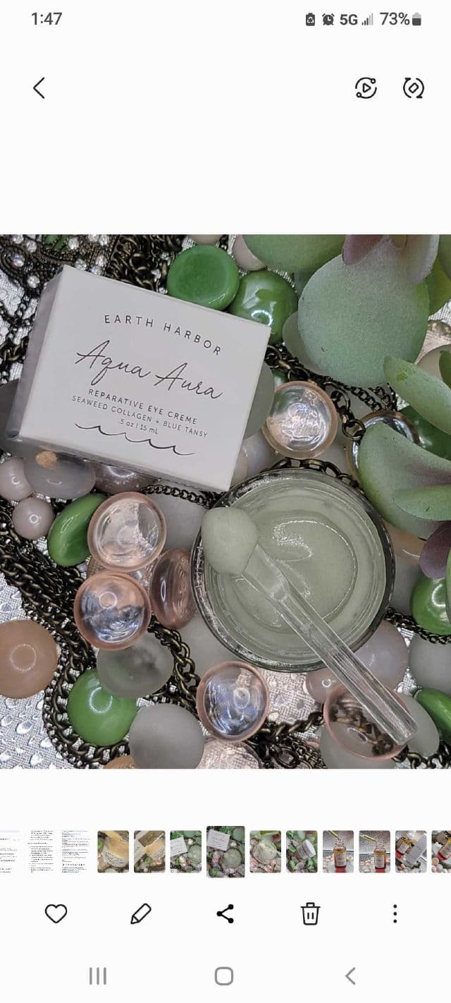 Earth Harbor Naturals Aqua Aura Reparative Eye Creme review photo by ColleenDoc1996