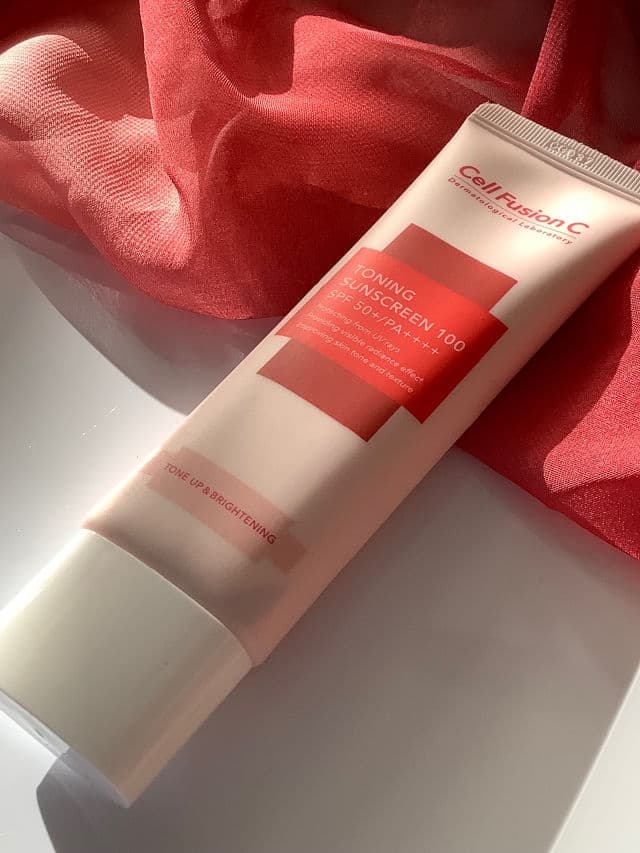 Cell Fusion C Toning Sunscreen 100 SPF50+/PA++++ review photo by Hendrika01
