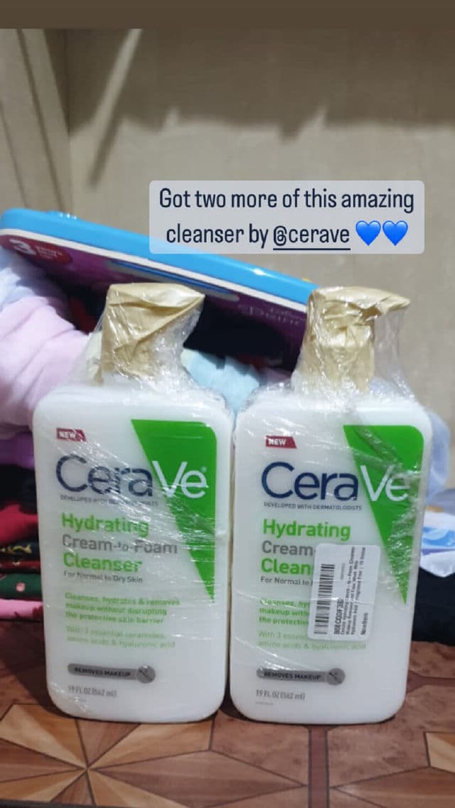 CeraVe Hydrating Cream-to-Foam Cleanser review photo by Shivaniverma