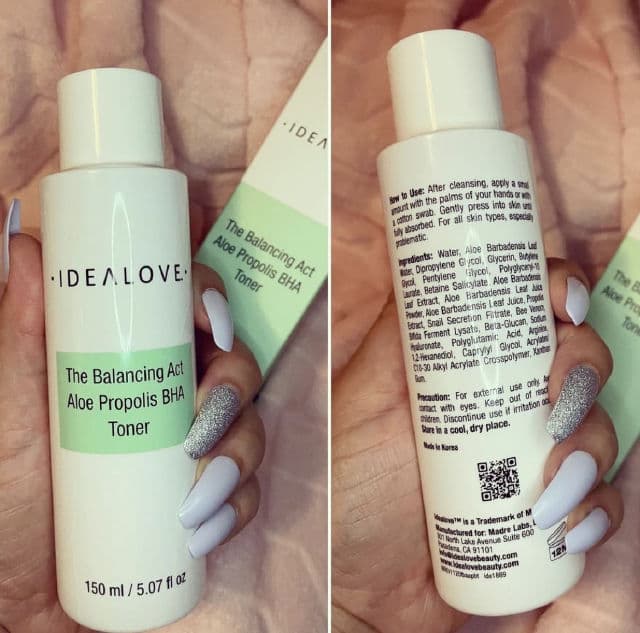 Idealove The Balancing Act Aloe Propolis BHA Toner review photo by Beri1872