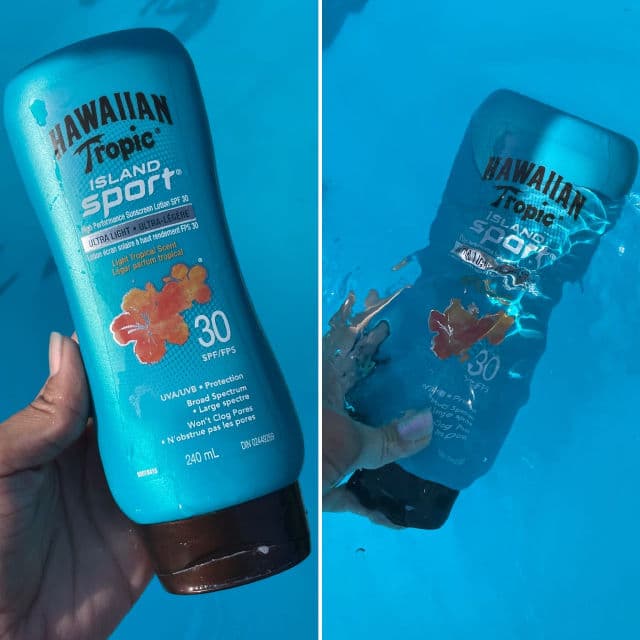 Hawaiian Tropic Island Tropic Sport Sunscreen Lotion SPF30 review photo by Beri1872