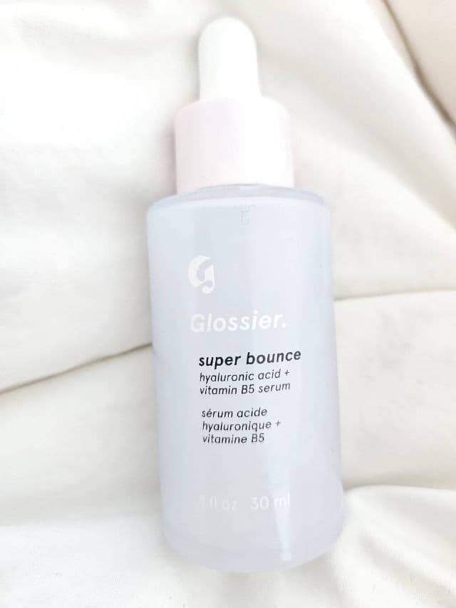 Glossier Super Bounce Hyaluronic Acid Serum review photo by skincareXart