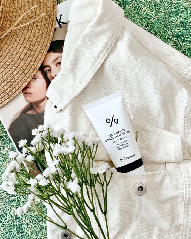 Dr. Ceuracle Pro Balance Biotics Clear Up Sun SPF 50+ PA++++ review photo by glowyame