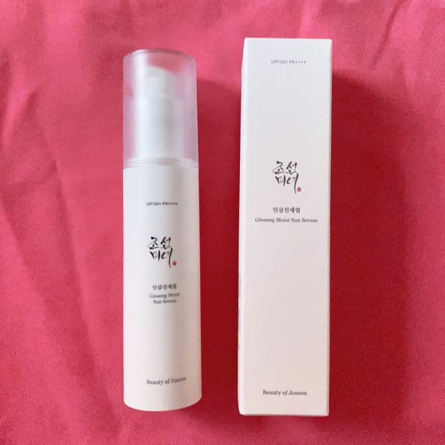 BEAUTY OF JOSEON Ginseng Moist Sun Serum SPF50+ PA++++ review photo by supermai