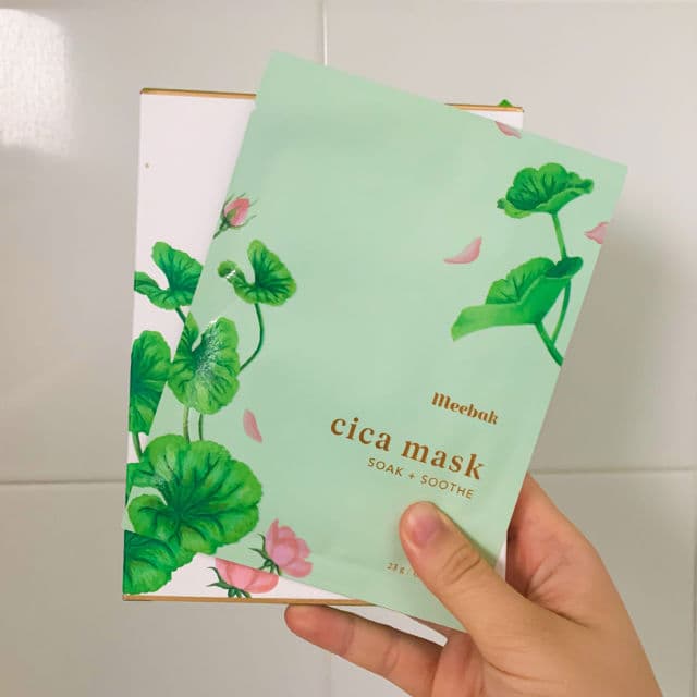 Meebak Cica Sheet Mask review photo by isaglowup